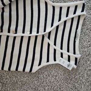 Abercrombie nautical stripe sweater vest
